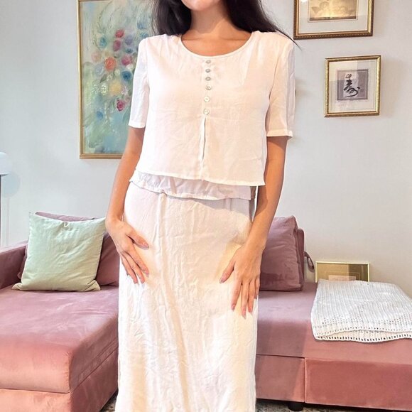 Vintage Powder Pink Dream Dress - Picture 2 of 4